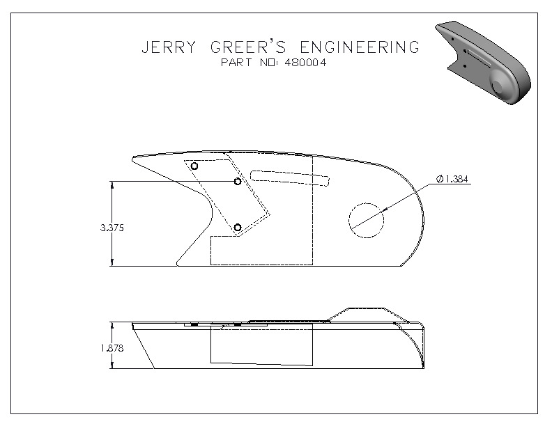 GENERATOR DRIVE BELT GUARD