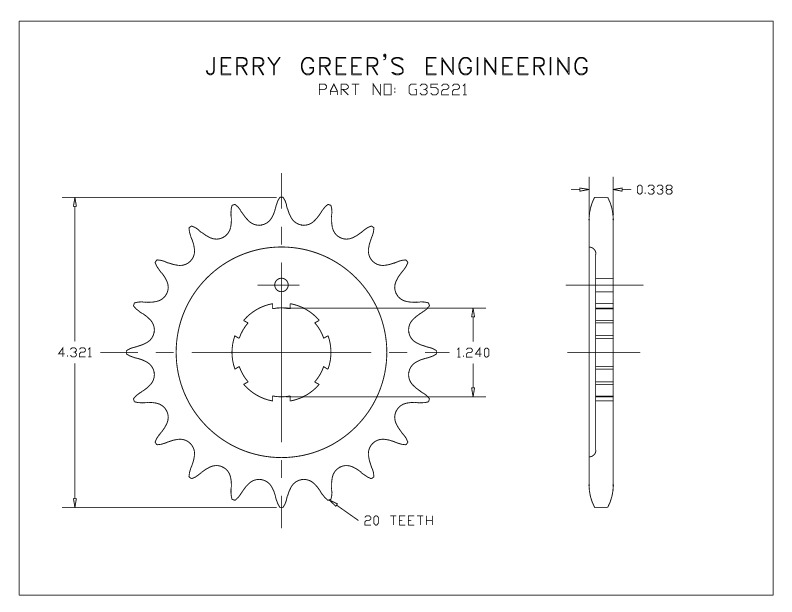 DRIVE SPROCKET