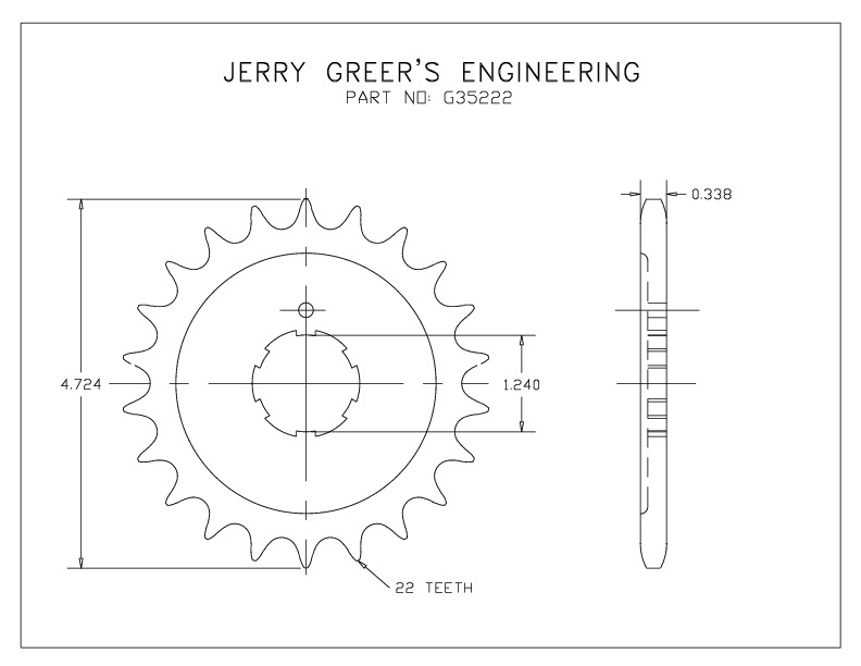 DRIVE SPROCKET