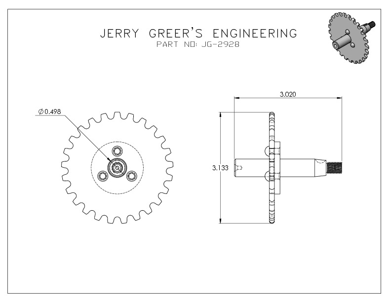 SHAFT SPROCKET ASSEMBLY